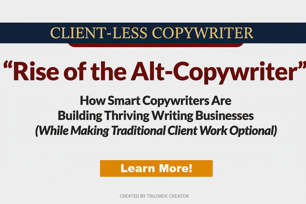Client-Less Copywriter - Rise of the Alt-Copywriter by Trilorde Creator