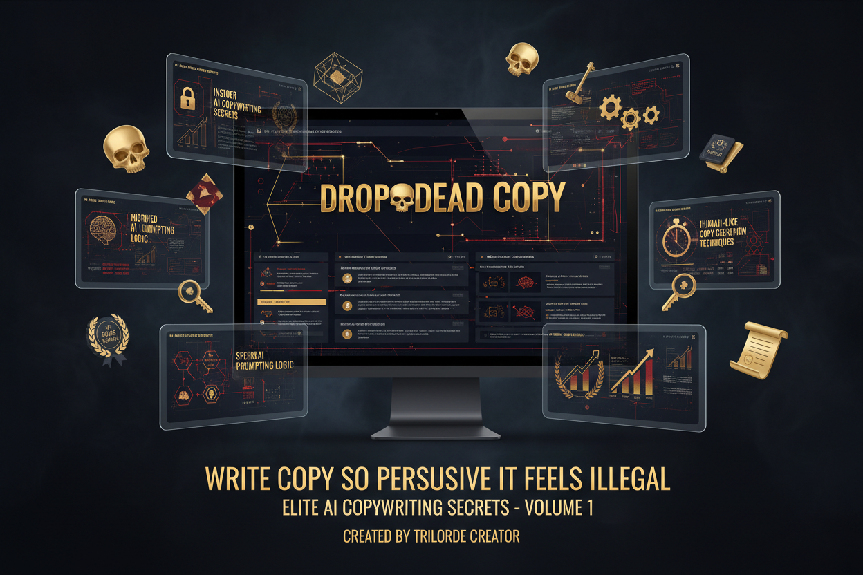 DROP DEAD COPY - AI COPYWRITING SECRETS (VOLUME 1) by Trilorde Creator