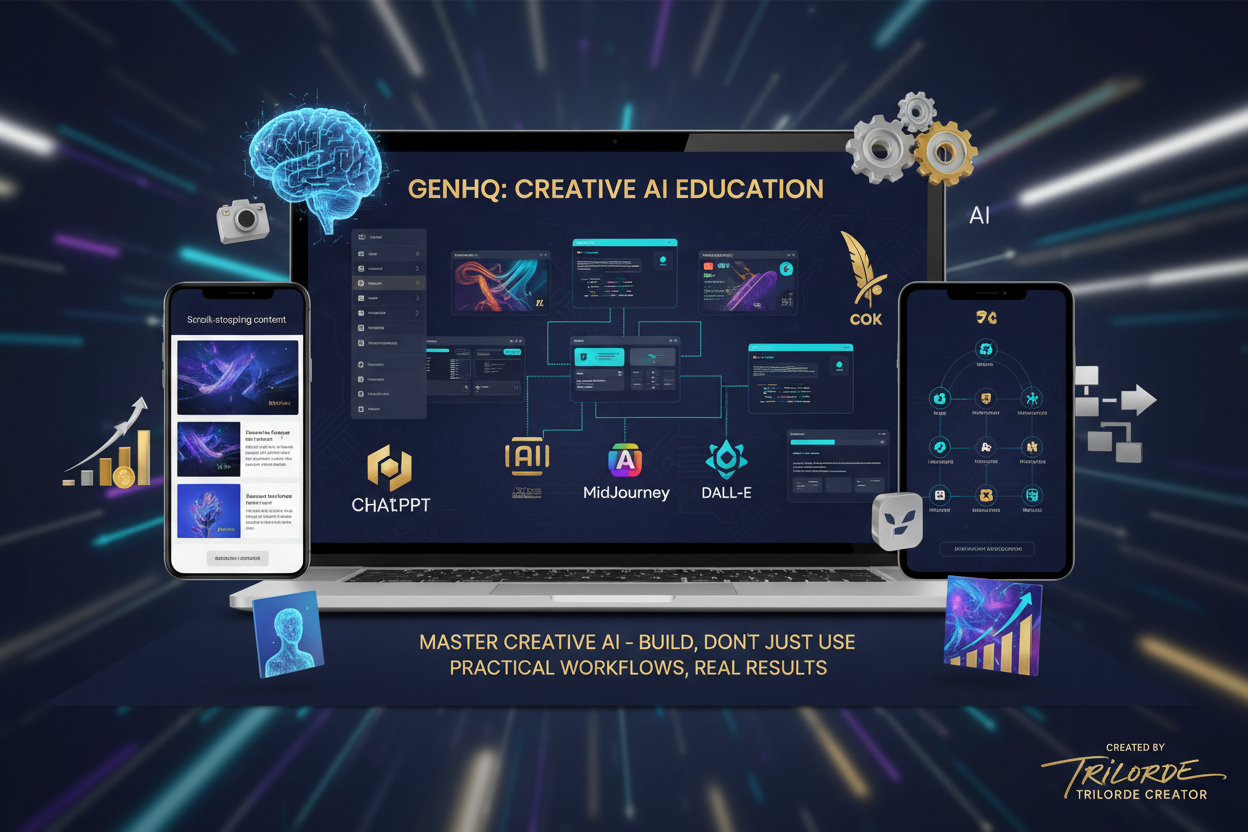GENHQ: Creative AI Education by Trilorde Creator