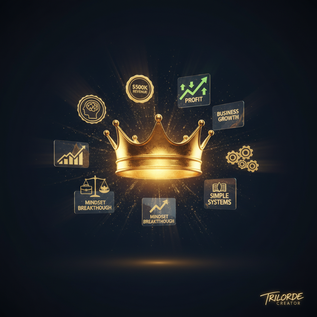Epic cinematic composition showing business breakthrough and entrepreneurial success