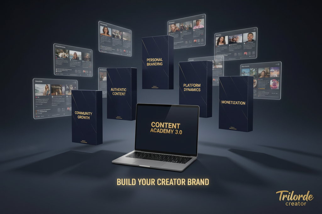 Content Academy 3.0 complete creator training bundle showing all modules