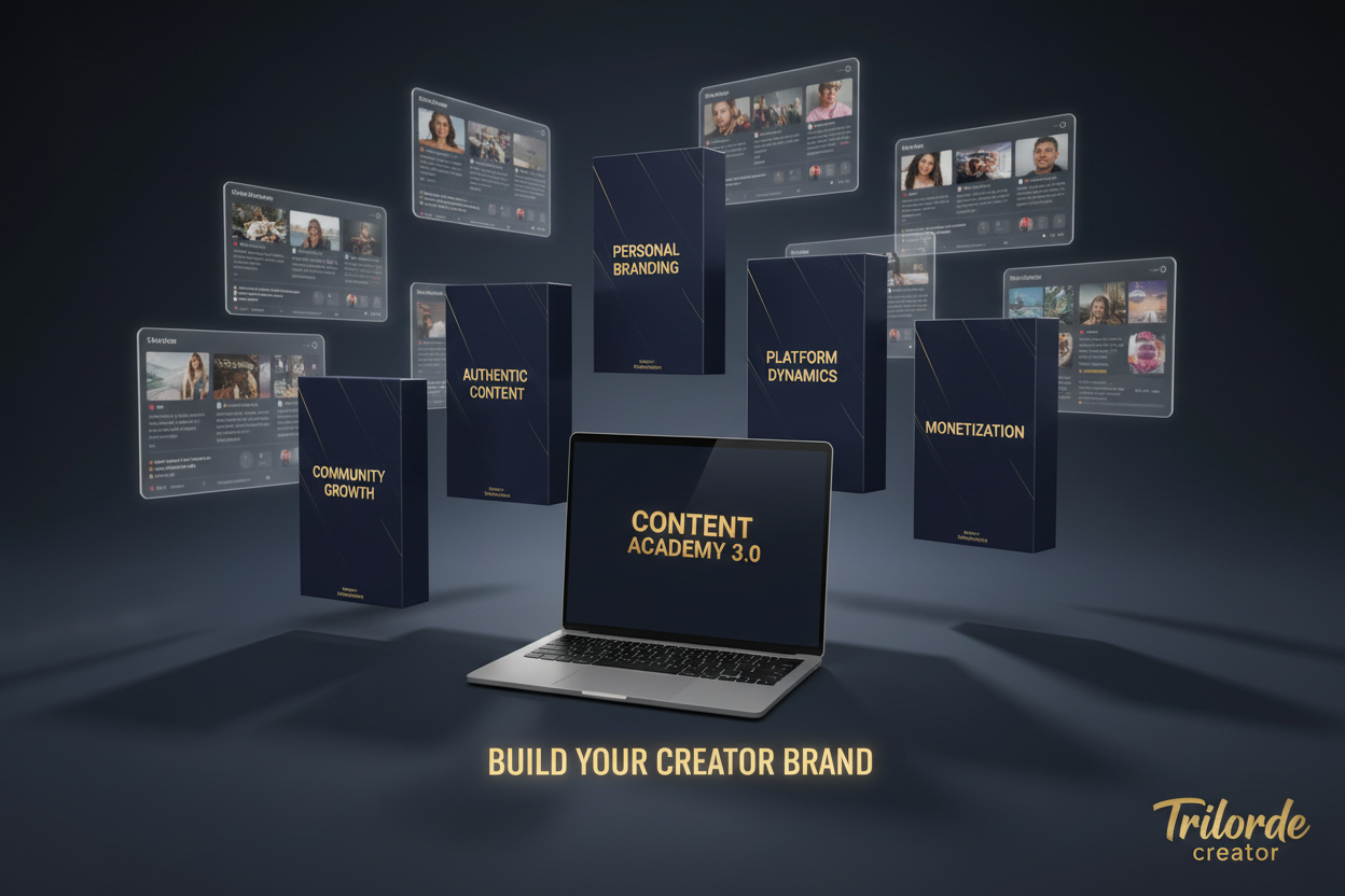 Content Academy 3.0 complete creator training bundle showing all modules