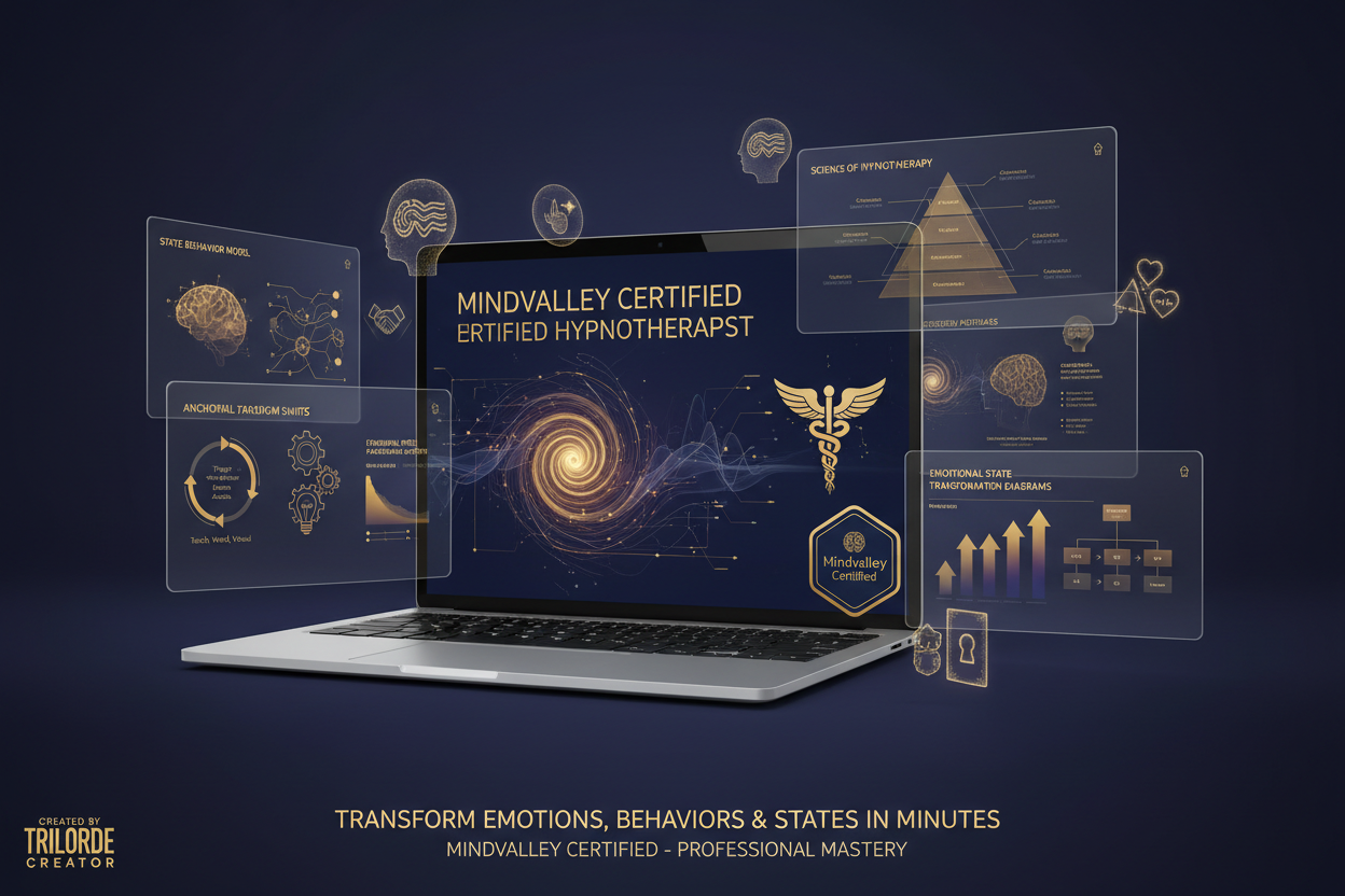 Mindvalley Certified Hypnotherapist by Trilorde Creator