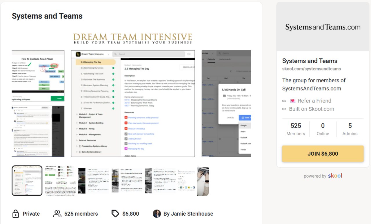 Systems and Teams