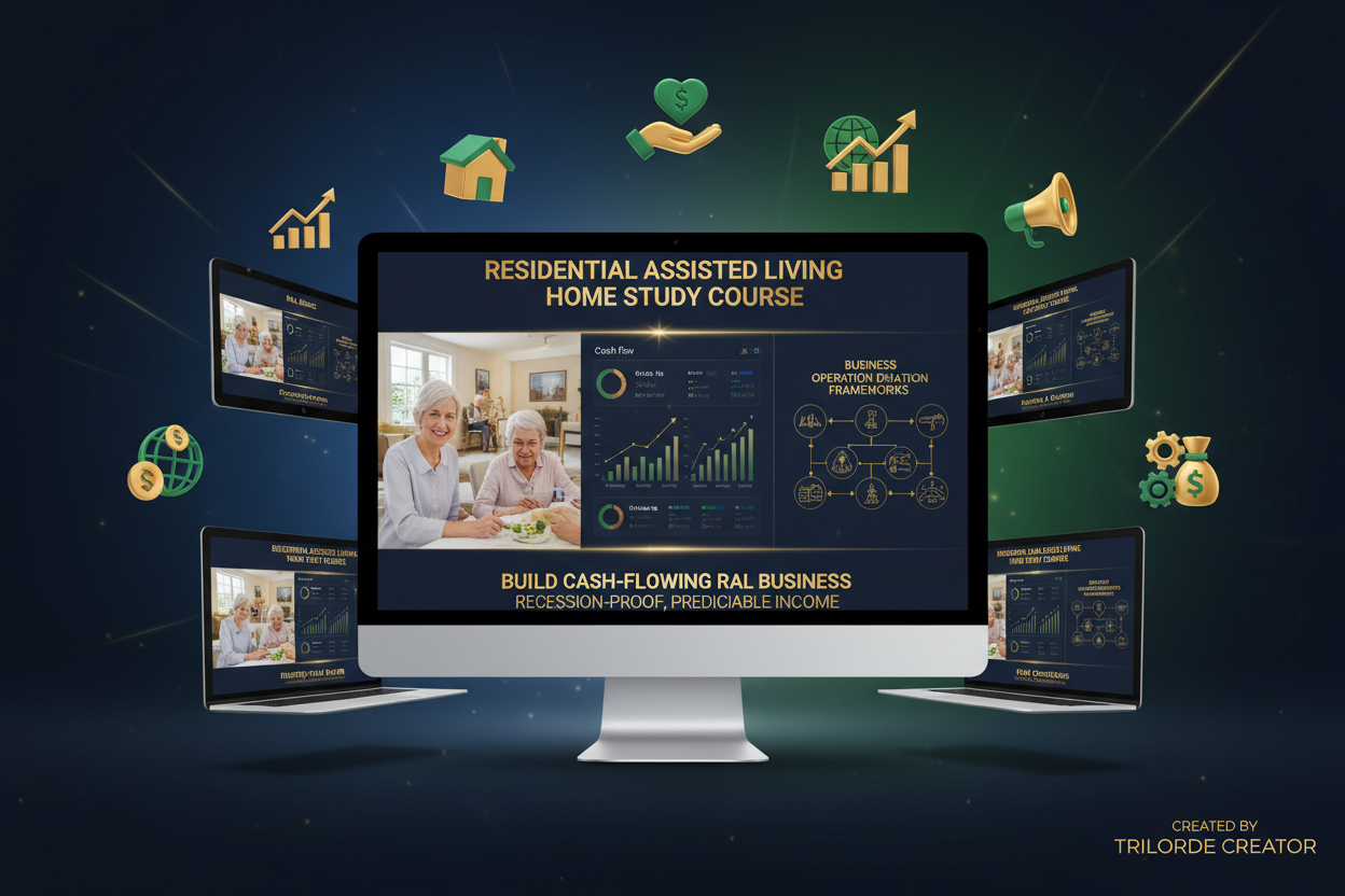 Residential Assisted Living Home Study Course by Trilorde Creator