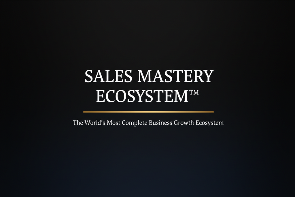 Sales Mastery Ecosystem Hero Banner