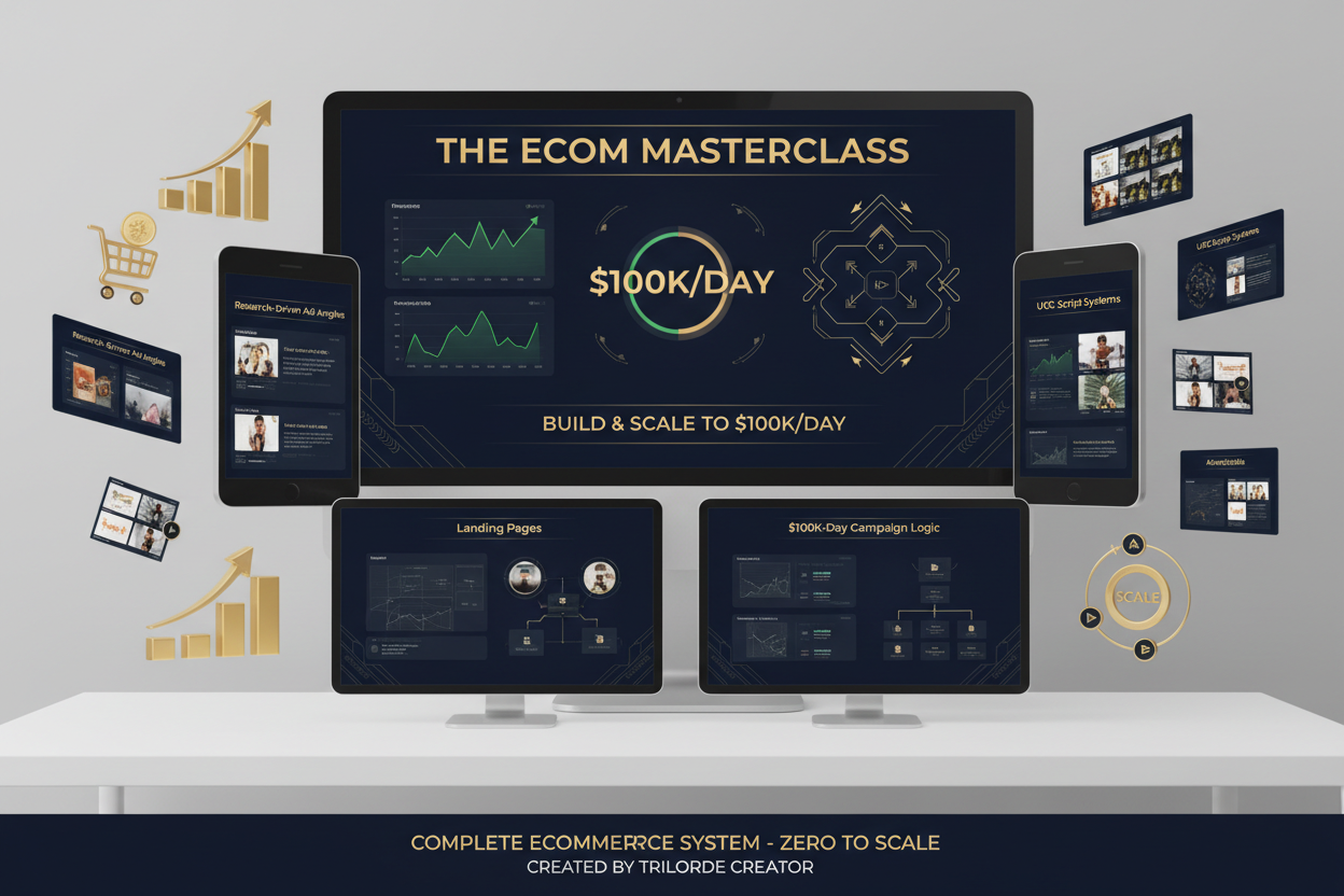 THE ECOM MASTERCLASS by Trilorde Creator