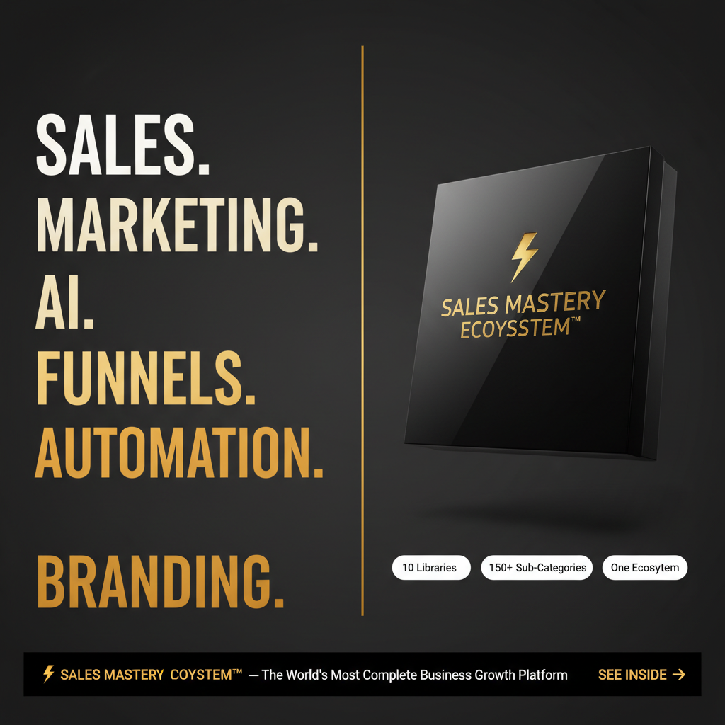 ⚡ SALES MASTERY ECOSYSTEM™ 🌐