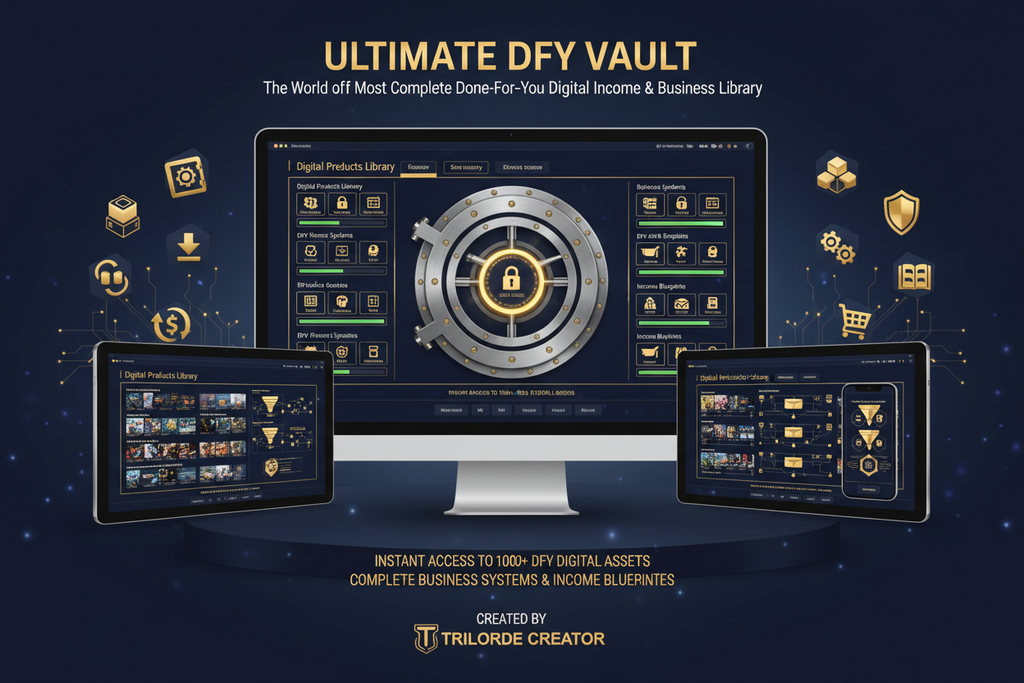 🔐 Ultimate DFY Vault — The World's Most Complete Done-For-You Digital Income & Business Library
