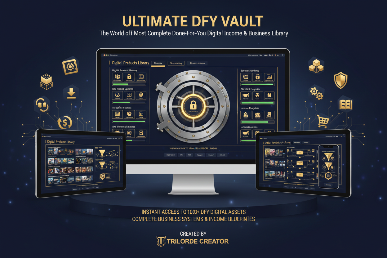 🔐 Ultimate DFY Vault — The World's Most Complete Done-For-You Digital Income & Business Library